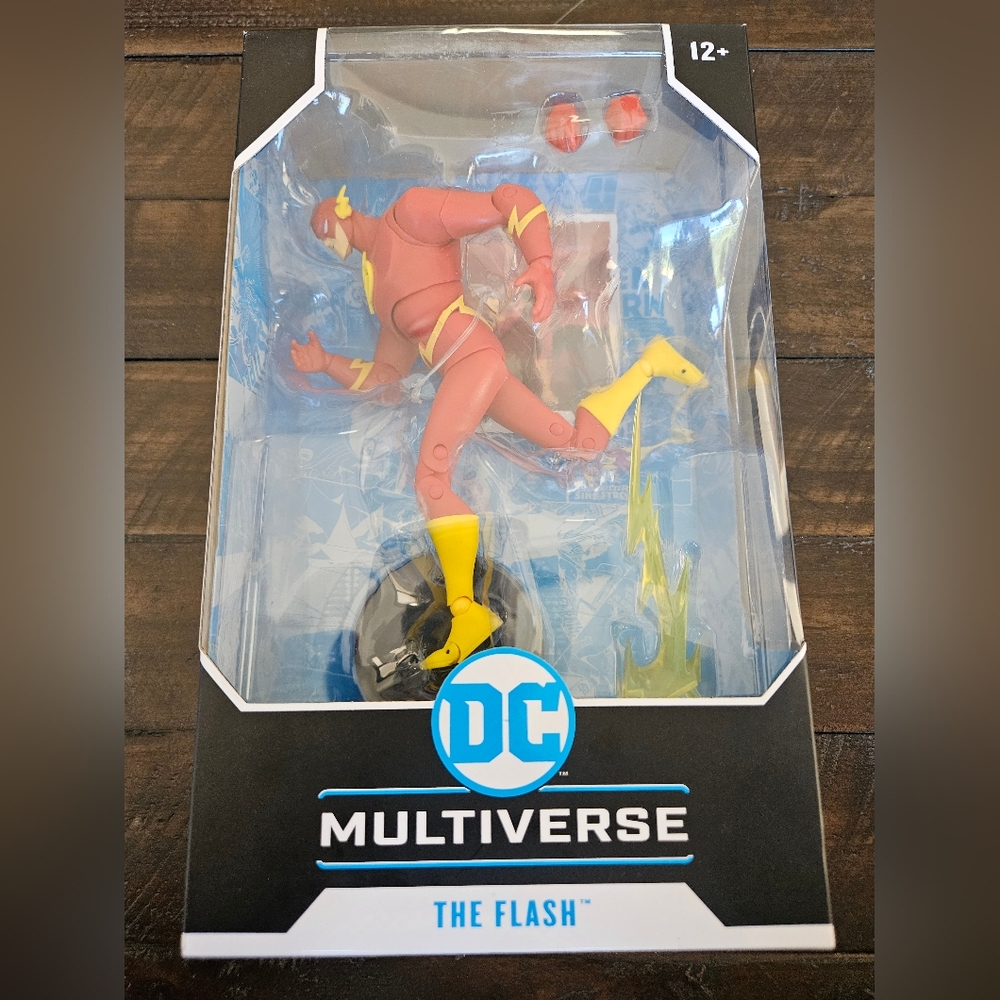 DC MULTIVERSE SUPERMAN: THE ANIMATED SERIES THE FLASH ACTION FIGURE BY MCFARLANE